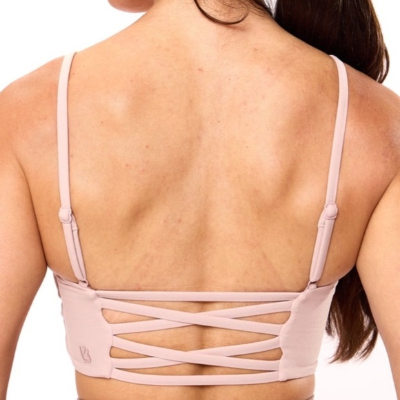 Buffbunny Ivy Wrap Berry Ice Pink Sports Bra Size Small - Picture 2 of 10